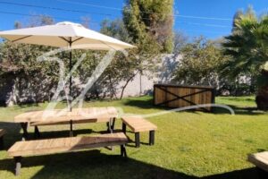 Barra de bebidas vintage natural