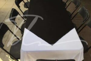 Mesas y sillas plegables