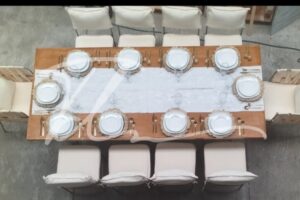 Mesa vintage, silla Lotus Mesa vintage, silla Lotus